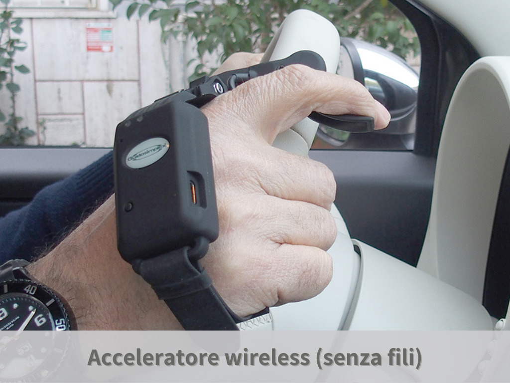 Allestimenti guida disabili acceleratore wireless preventivo
